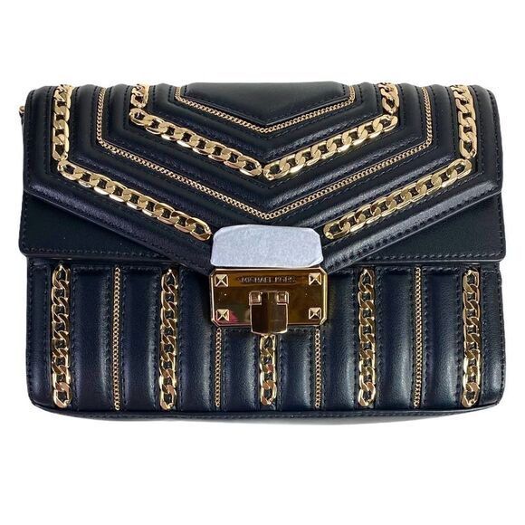 Michael Kors black kinsley crossbody NWT - Picture 1 of 9